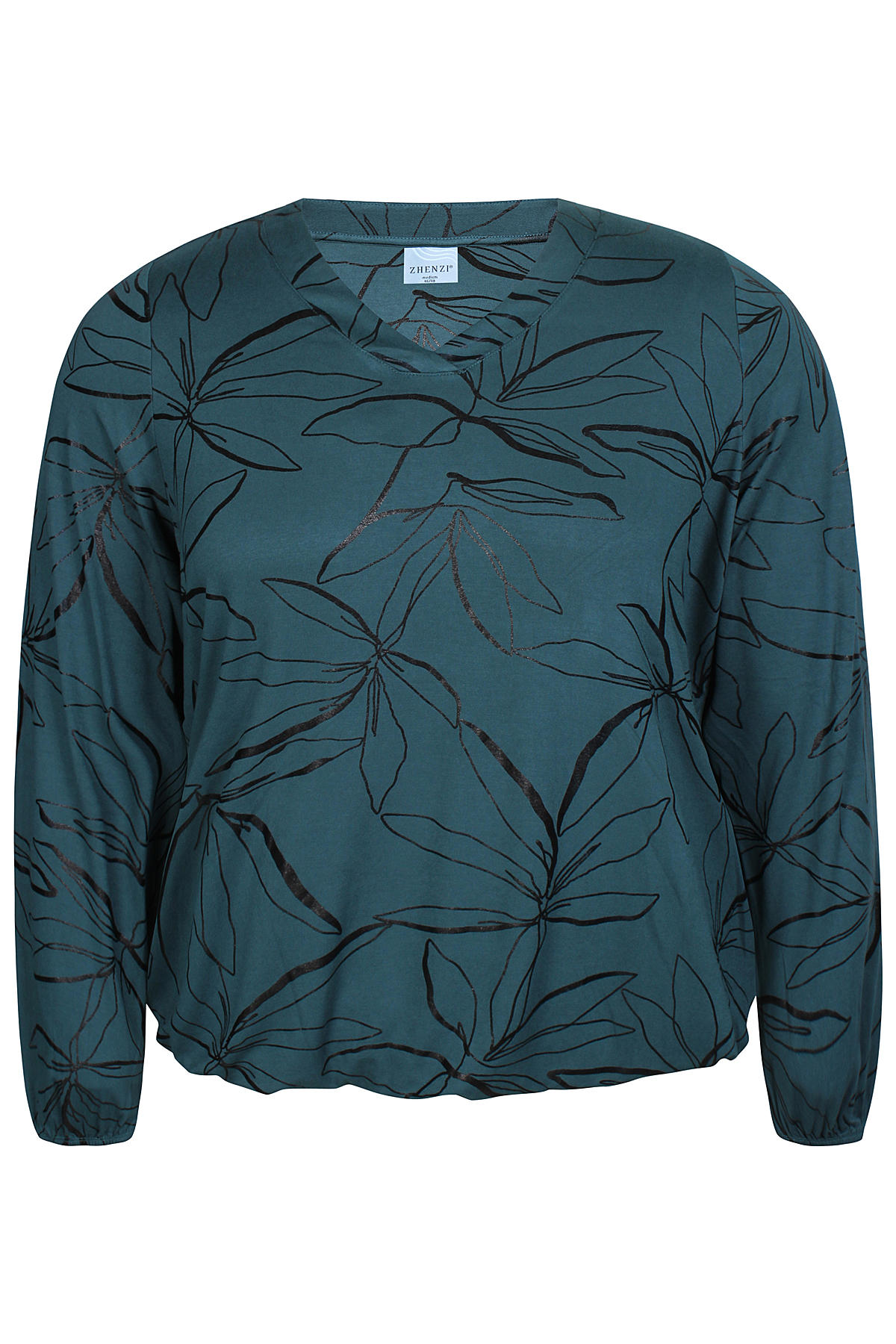 ZHENZI SYLVIA 1105 BLUSE GRØN