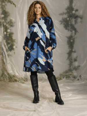 ZHENZI-ANITY 1206 KJOLE BLÅ