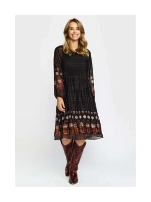 2-BIZ ALBERTA SORT Kjole