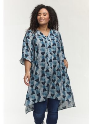 STUDIO ELMA TUNIC BLÅ/GRØN Tunika