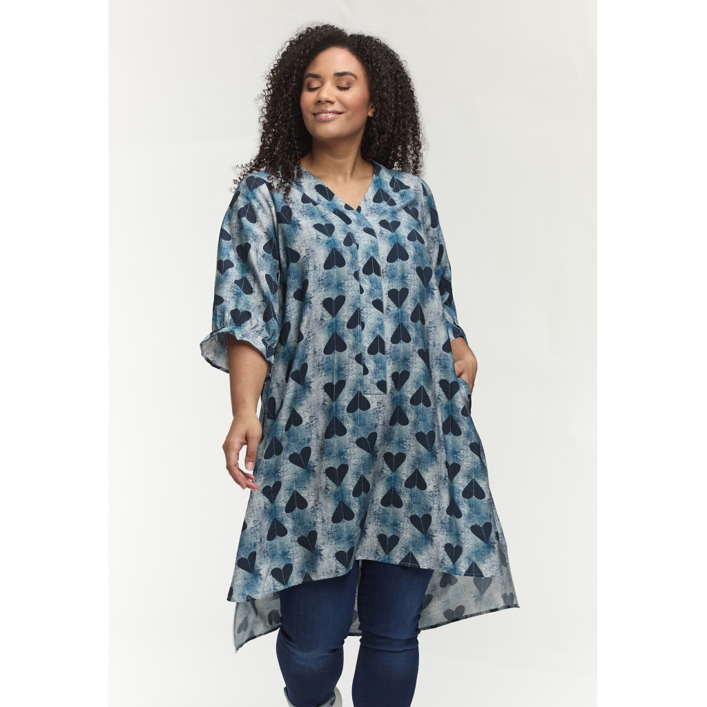 STUDIO ELMA TUNIC BLÅ/GRØN Tunika