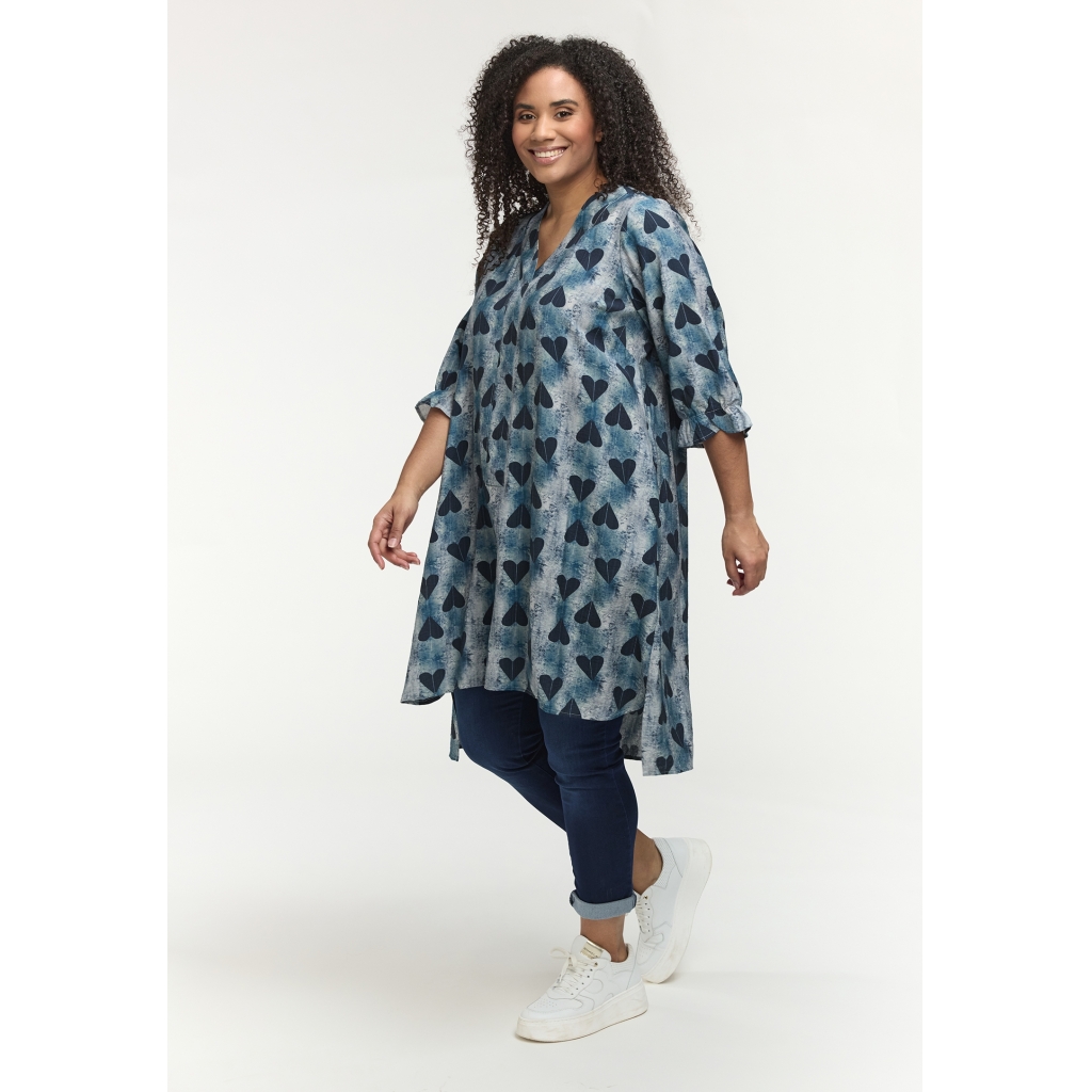STUDIO ELMA TUNIC BLÅ/GRØN Tunika - Billede 2