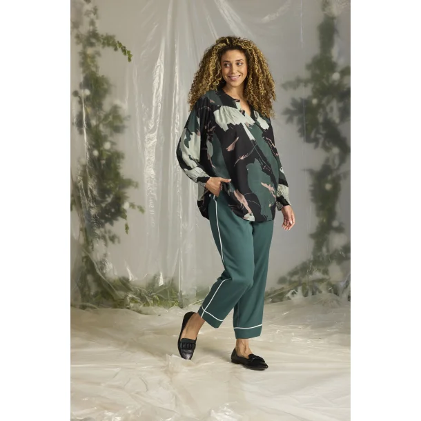 ZHENZI-ANITY 1205 BLUSE GRØN