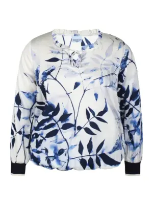 ZHENZI-ANGEL BLUSE BLÅ