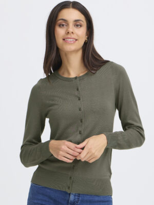 FRANSA FRZUBASIC 60 OLIVEN Cardigan