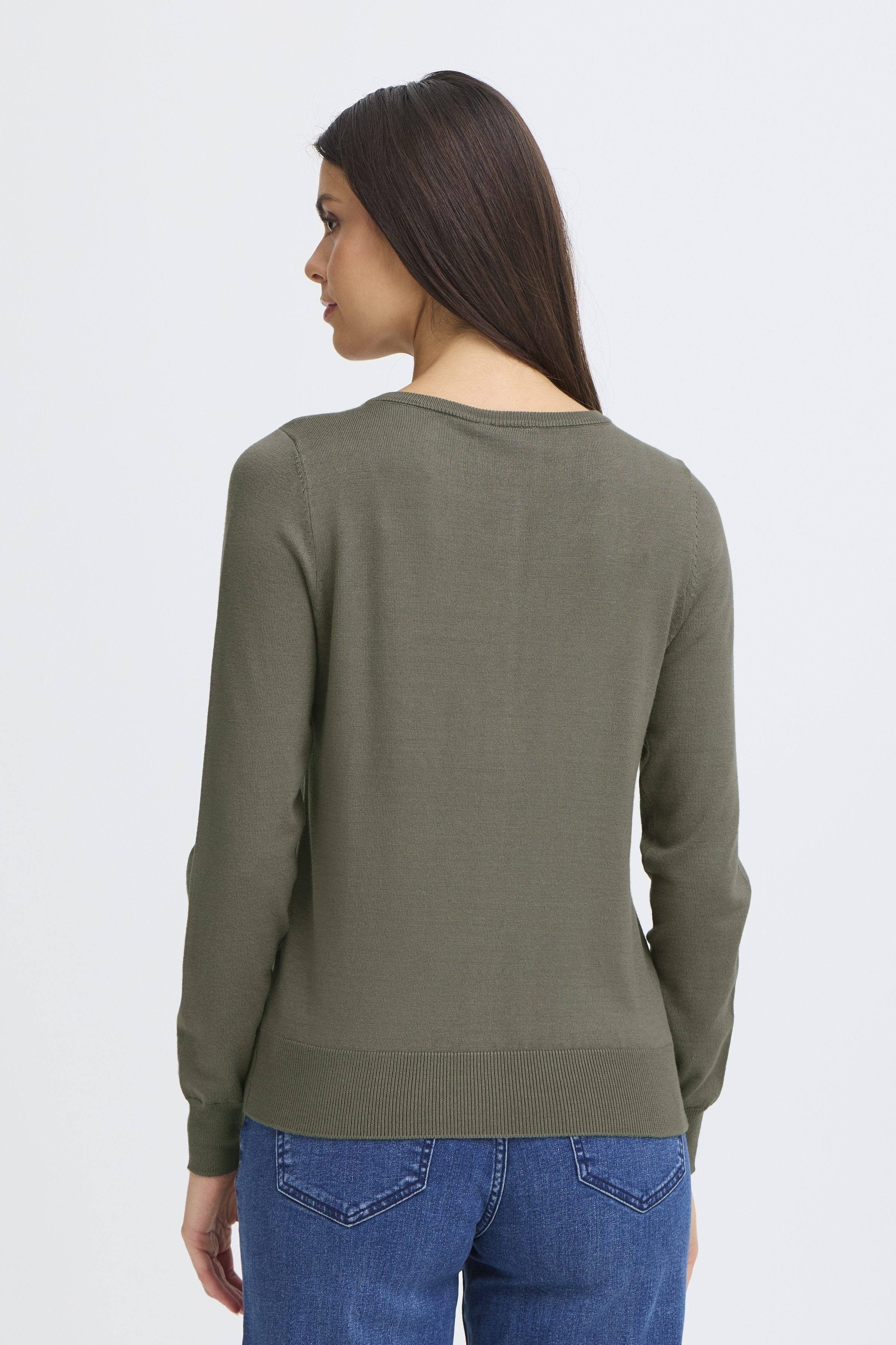 FRANSA FRZUBASIC 60 OLIVEN Cardigan - Billede 3