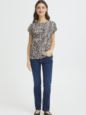 FRANSA FRSEEN 1 NAVY T-shirt