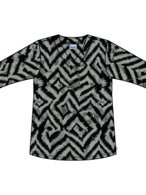 ZHENZI-SYLVA BLUSE 3/4 GRØN BLUSE