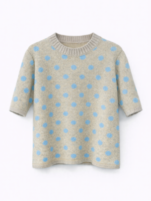 THREE M 2602 LYSBLÅ Strik