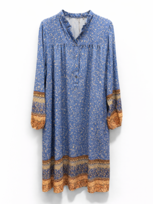 MARTA DU CHATEAU ANNELIN BLÅ KJOLE