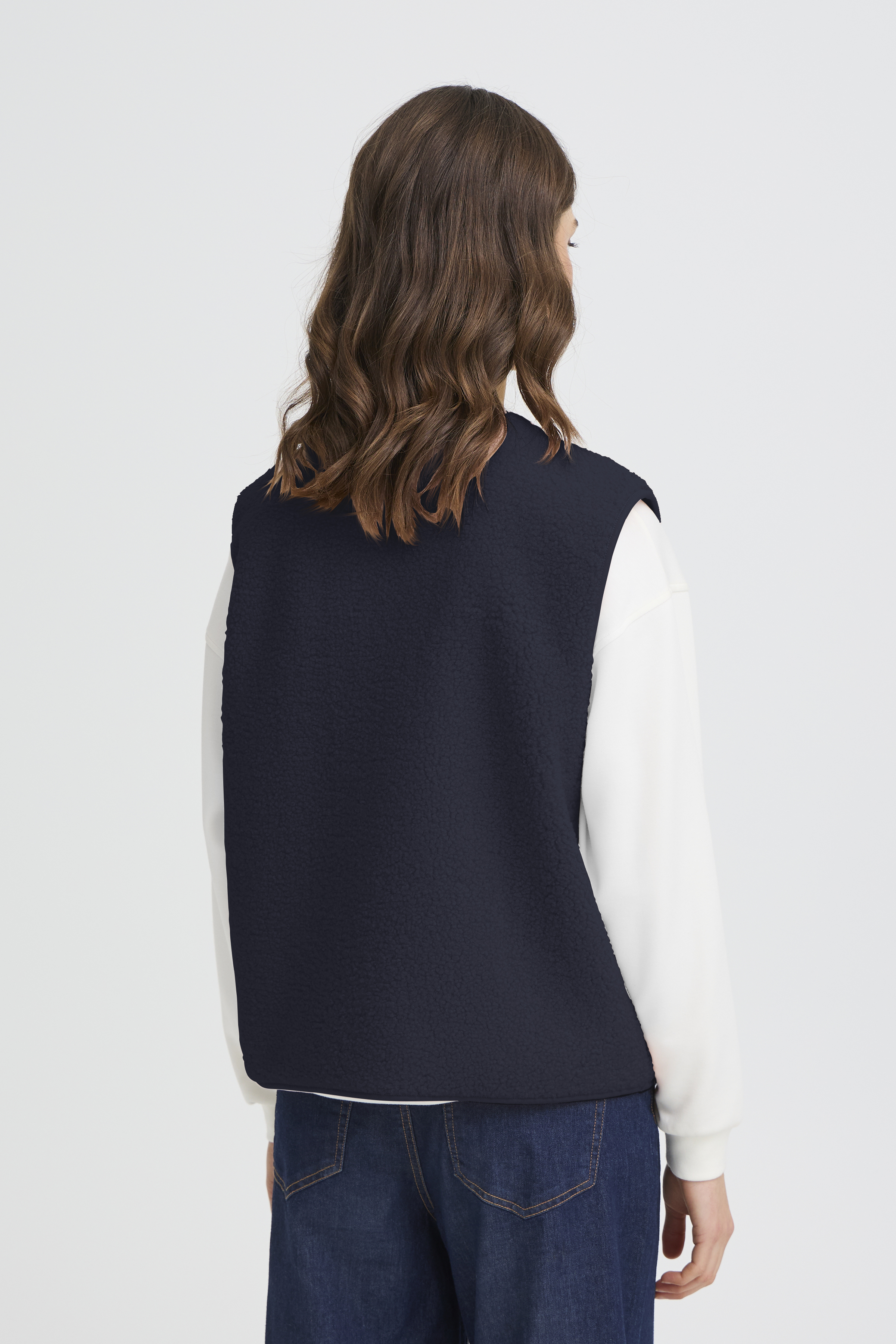 FRANSA GWYNNE VEST NAVY - Billede 2