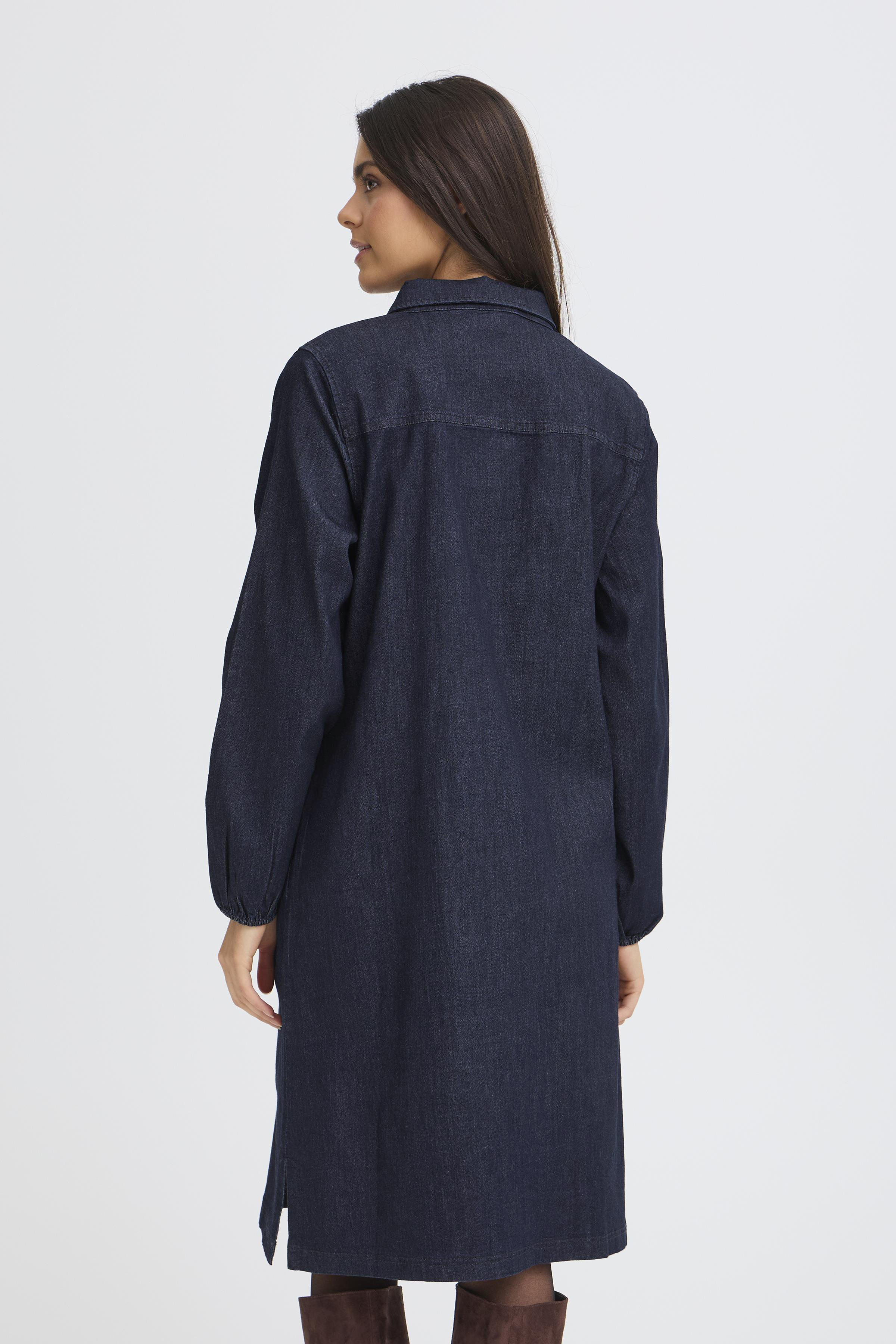 FRANSA CHICAGO KJOLE DENIM BLÅ - Billede 2