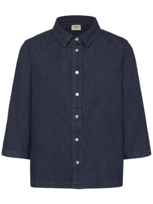 FRANSA CHICAGO SKJORTE DENIM Blå