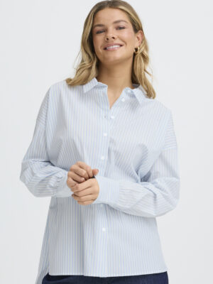 FRANSA ZASHIRTS LYSBLÅ SKJORTE