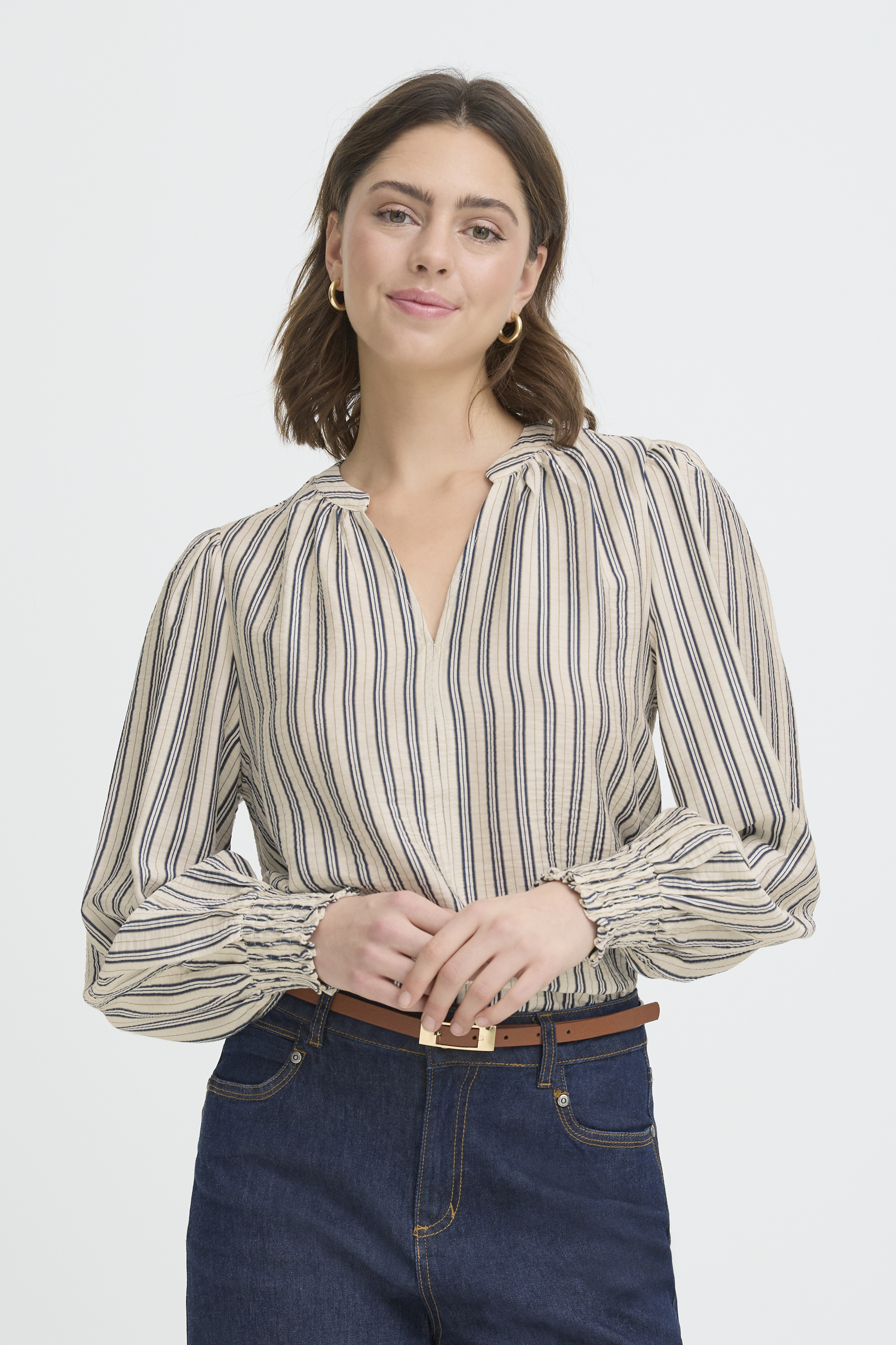 FRANSAKAMILIA BLUSE BLÅ