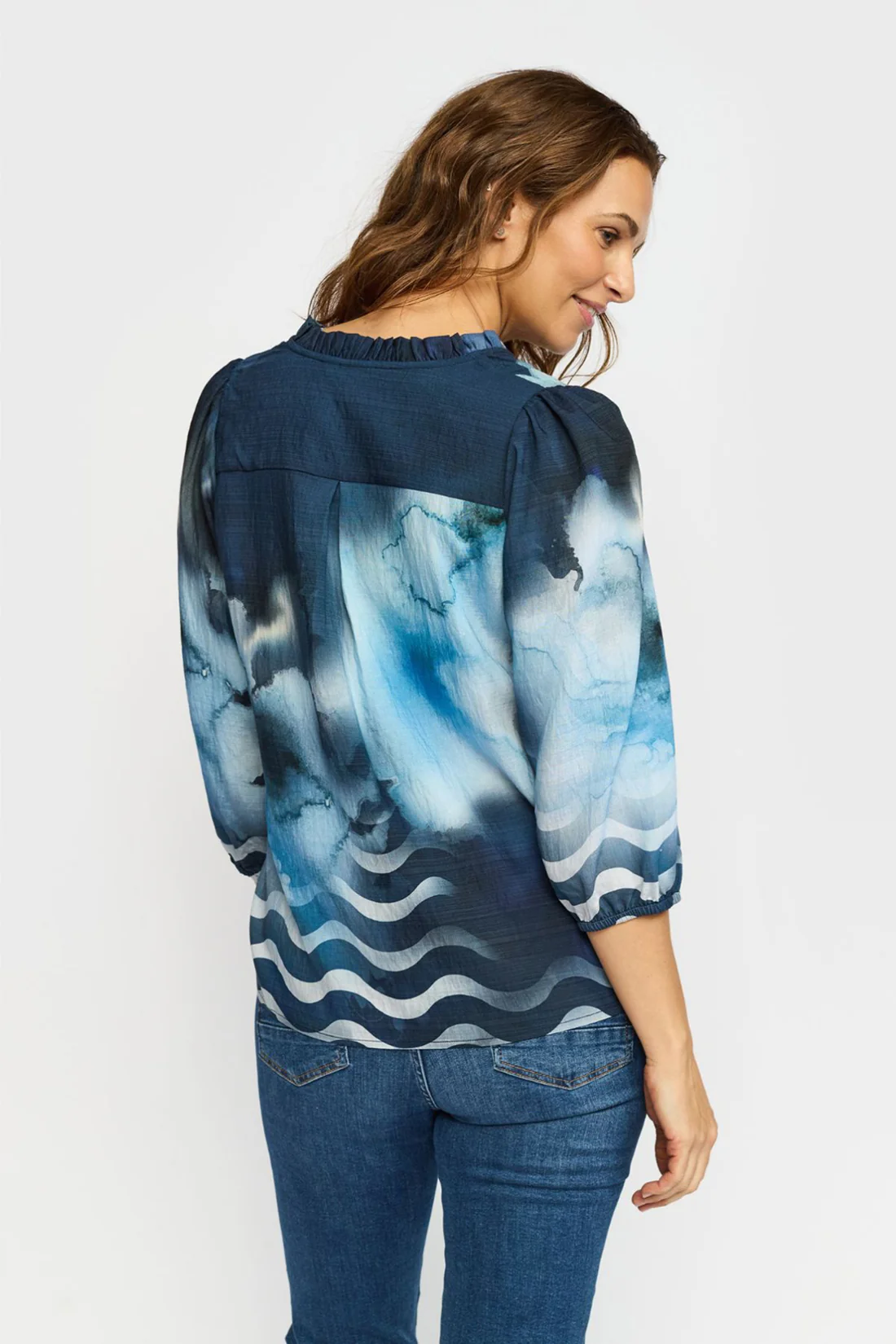 2-BIZ EPEL BLÅ Bluse - Billede 2