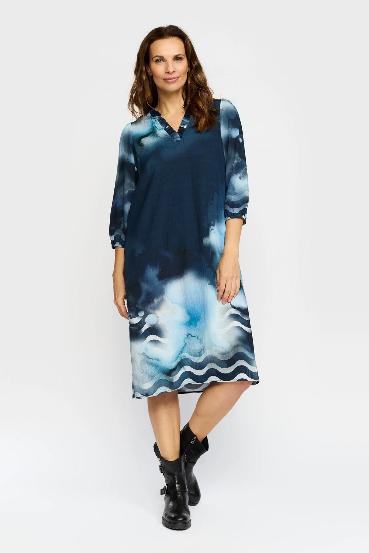 2-BIZ EBELLA BLÅ Kjole