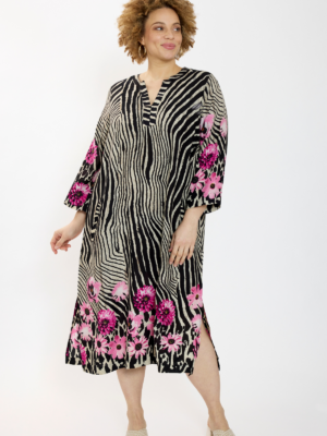 ZHENZI MADGE 1572 PINK Kjole