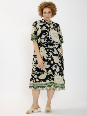 ZHENZI MADGE 1573 OLIVEN Kjole