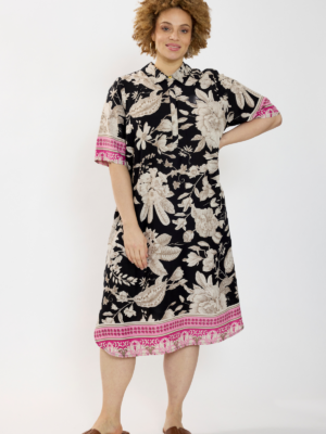 ZHENZI MADGE 1573 PINK Kjole