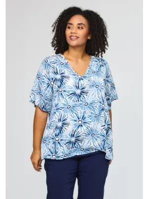 STUDIO LONE BLÅ Bluse