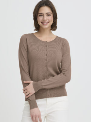 FRANSAZUBASIC 60 CARDIGAN SAND