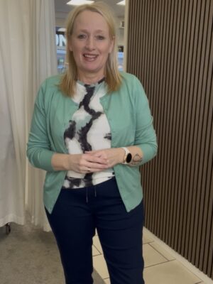 FRANSAZUBASIC 60 CARDIGAN MINT