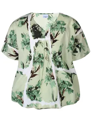 ZHENZI ELISA 1281 GRØN Bluse