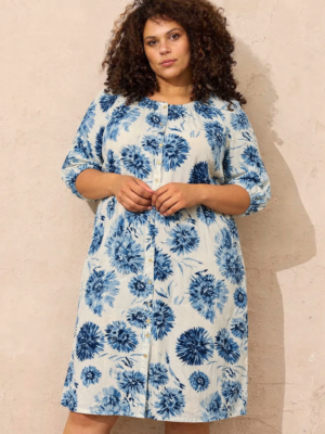 ZHENZI FRIDA 1309 BLÅ Kjole