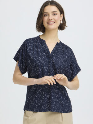 FRANSA FRLAYA 1 BLÅ Bluse