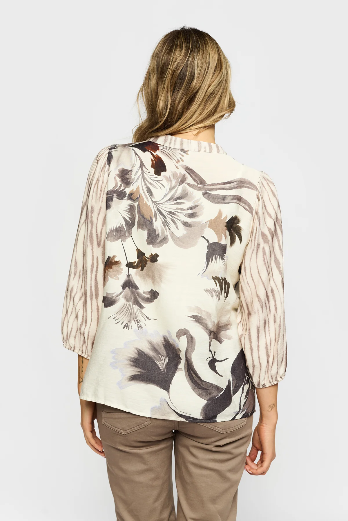2-BIZ JAVA SAND Bluse - Billede 3