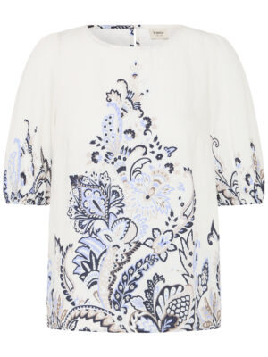 FRANSA FRADAEA 4 LYSEBLÅ Bluse