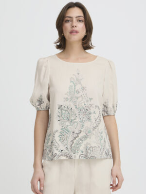 FRANSA FRADARA 4 MINT Bluse