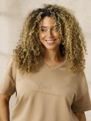 ZHENZI MYA 1274 CAMEL SWEAT