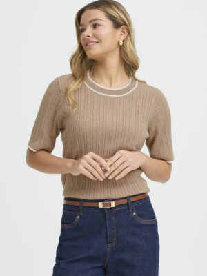 FRANSA FRLAUREN NATUR Strik