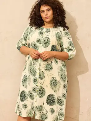 ZHENZI FRIDA 1309 GRØN Kjole