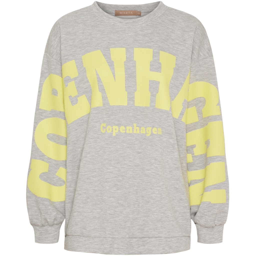 MARTA DU CHATEAU HIBISCUS GRÅ/gul