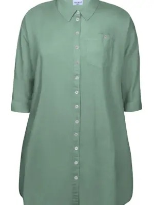 ZHENZI HYLA 795 GRØN Skjorte
