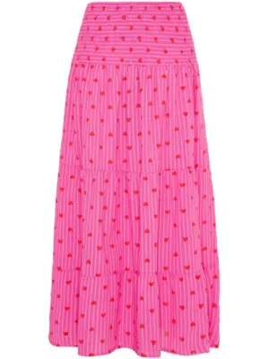 MARTA DU CHATEAU NATASJA PINK/RØD HJERTE NEDERDEL