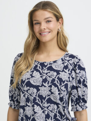 FRANSA FRAMY 3 NAVY Bluse