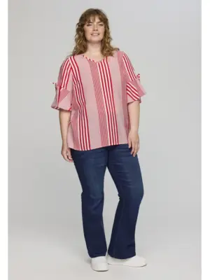 STUDIO SAUTUMN RØD/HVID STRIBE