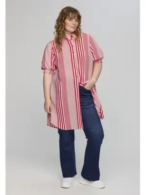STUDIO SEMILIE RØD/HVID STRIBE TUNIKA