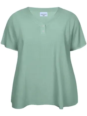 ZHENZI HYLA GRØN Bluse