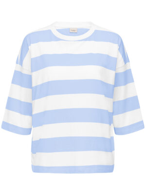 FRANSA FRMILDA TEE 1 BLÅ STRIB
