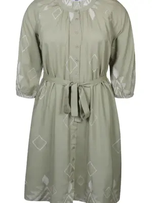 ZHENZI JULIA GRØN Kjole