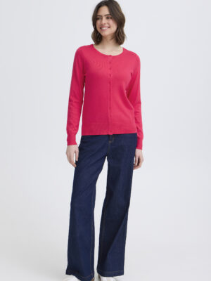 FRANSA FRZUBASIC 60 PINK Cardigan