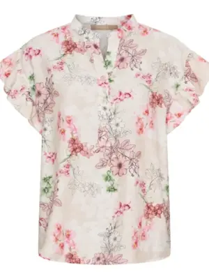 MARTA DU CHATEAU SOLRUN Bluse råhvid