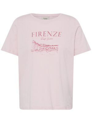 FRANSA FRFABLE T-SHIRT 1 ROSA