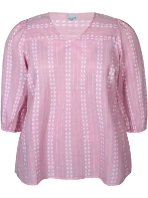 ZHENZI HALEY BLUSE ROSA Bluse