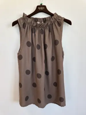 MARTA DU CHATEAU LUCINA BRUN TOP